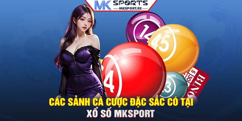 Các sảnh cá cược đặc sắc có tại xổ số MKSport