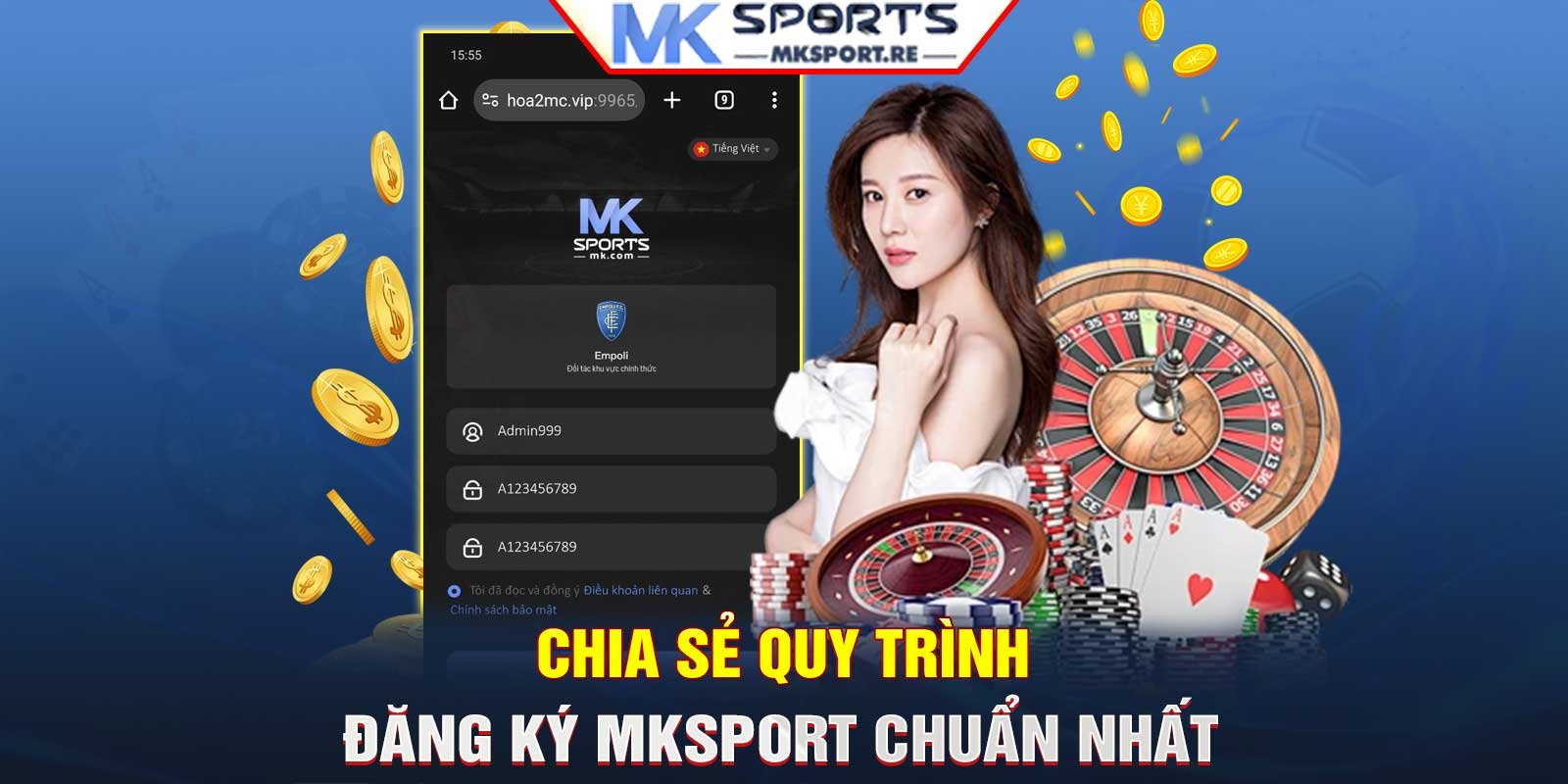 Chia sẻ quy trình đăng ký MKSport chuẩn nhất