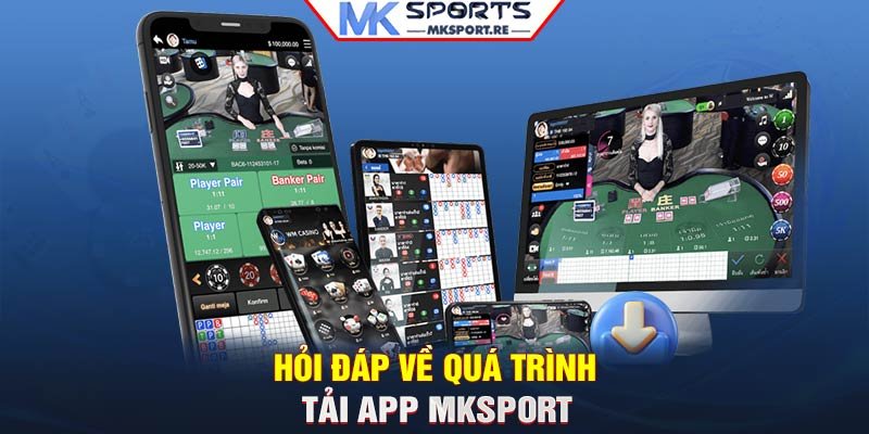 Hỏi đáp về quá trình tải app MKSport